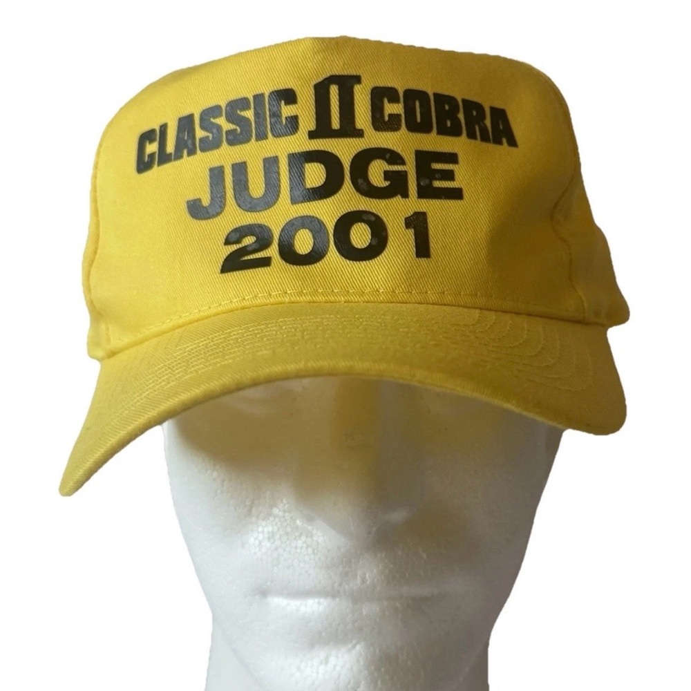Yellow Classic Cobra Judge 2001 Cap